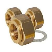 image JEU DE 3 RACCORDS BRONZE A VISSER 1 1/4 POUR JRG