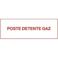 image ETIQUETTE POSTE DETENTE GAZ 200X100 10P