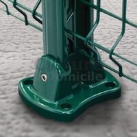 image PLATINE ALU VERT 6005 ( POUR HAUTEUR MAXI 1M53)