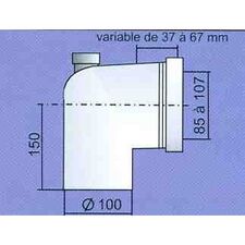 image Pipe courte mÃ¢le Ã  prise d'air PCMA