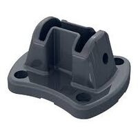 image PLATINE ALU GRIS 7016 ( POUR HAUTEUR MAXI 1M53)