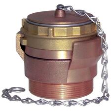 image Raccord d'alimentation avec bouchon et chaÃ®nette