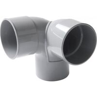 image COUDE DOUBLE D'EQUERRE PVC D100 MF 87°30