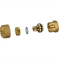 image RACCORD A COMPRESSION FER FEMELLE 3/8-12/10 R186F