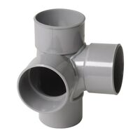 image CULOTTE DOUBLE EQUERRE PVC D100 MF 45°
