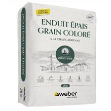 image Enduit de rénovation Weber coloré