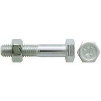 image BOULON (AVEC ECROU) TH M20X80 CLASSE 8,8 AZ-25/BTE