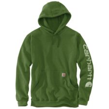 image SWEAT CAPUCHE SLEEVELOGO K288 VERT FONCE