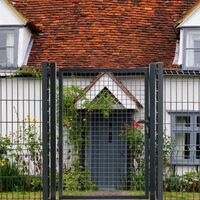 image PORTILLON S16 1M00X2M00 GRIS 7016 MAILLE 200X50