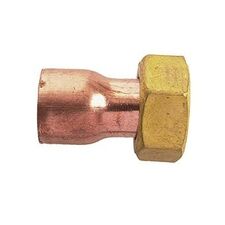 image Douille cuivre droite 2 piÃ¨ces