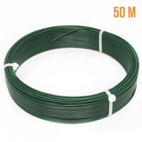 image FIL ATTACHE PLASTIFIE D1,5MM  50M VERT 6005