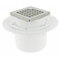 image SIPHON SOL CARRELE AVEC GRILLE INOX 15X15 SORT.VER