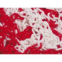 image CHAINE PLASTIQUE R/B N°8  ROUGE/BLANCHE (25ML)