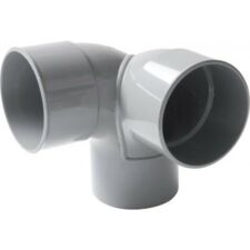 image Coude PVC double d'équerre 87°30 MF