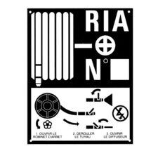 image Plaque de signalisation RIA