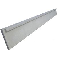 image PLAQUE 1/2 CHAPERON 252,5X25X3,5 CIMENT GRIS