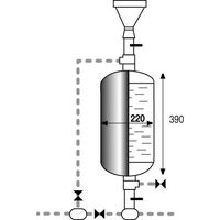 image BOUTEILLE INJECTION AVEC ENTONNOIR 12L N438I