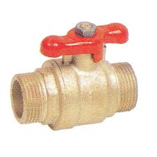 image Vanne 1/4 tour Ã  BS MM manette papillon aluminium