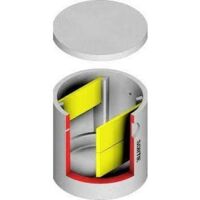 image BAC DECOLLOIDEUR BETON 200L ROND SANS COUVERCLE