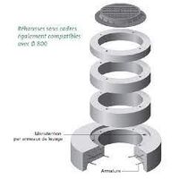 image REHAUSSE 10CM POUR DALLE CADRE FONTE P/REGARD 1000