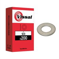 image RONDELLE PLATE MU ACIER ZN D10 X 22 X 2 200P