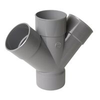 image CULOTTE DOUBLE PARALLELE PVC D100 FF 87°30