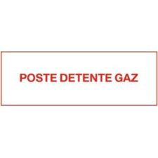 image Etiquette poste détente gaz