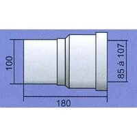 image PIPE DROITE MANCHON MALE D100 MA