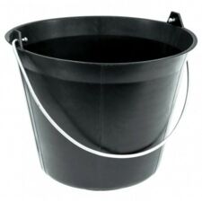 image SEAU PLASTIQUE NOIR 11L