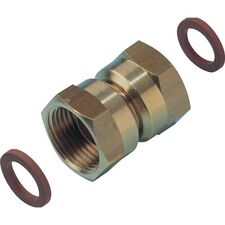 image Raccord laiton FF écrous 15x21/20x27