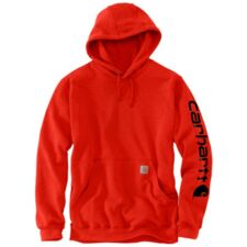 image SWEAT CAPUCHE SLEEVELOGO K288 ROUGE