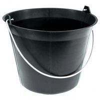 image SEAU PLASTIQUE NOIR 11L ANSE 5.3