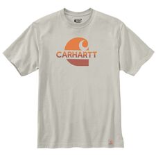 image TEE-SHIRT C GRAPHIC 105908 GRIS CLAIR