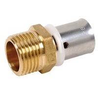 image Raccord mÃ¢le fixe Ã  sertir