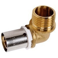 image Coude mÃ¢le fixe Ã  sertir