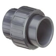 image Manchon union 3 piÃ¨ces PVC pression Ã  coller