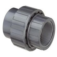 image Manchon union 3 piÃ¨ces Ã  coller taraudé PVC pression