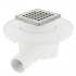 image Siphon de sol carrelé avec grille inox