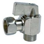 image ROBINET DE CHASSE BS EQUERRE CHROME 12X17 P689