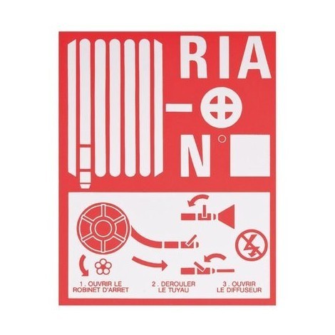 image Plaque de signalisation RIA