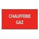 image ETIQUETTE RIGIDE CHAUFFERIE GAZ 200X100